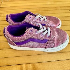 Vans Purple Sparkle Toddler Size 10